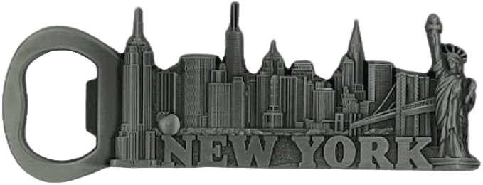 New York bottle opener